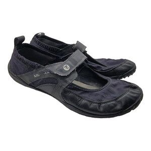 Merrell Shoes Womens 10 Pure Glove Flats Maryjane Comfort J35722 Black Leather